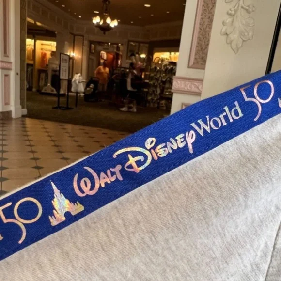 Walt Disney World 50th Anniversary Vault Collection Ringer Shirt NWT - Picture 4 of 5